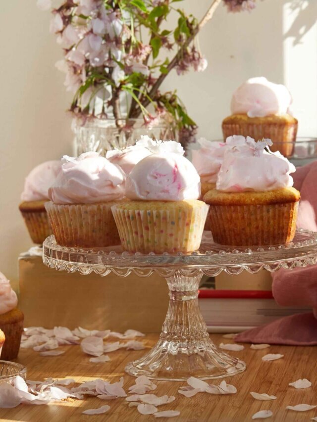 Cherry Blossom Cupcakes