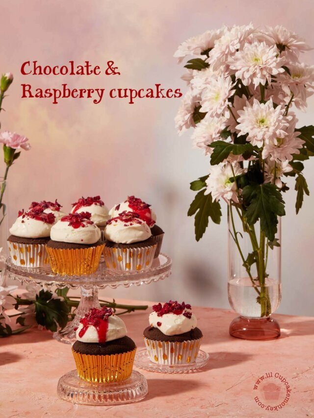 Valentine’s Day Baking – Chocolate and Raspberry Cupcakes